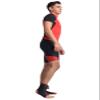 Maxar Canvas Ankle Brace (with Laces), Large, Black With Red Trim, Black with Red Trim, Large view 3