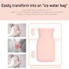 LeeBY Silicone Hot Water Bottle Microwave Heating with Knit Cover Hot Water Bag for Pain Relief, Kid Hot & Cold Therapy- Warm Gift for Birthday, Christmas, Exchange Party view 3