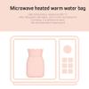 LeeBY Silicone Hot Water Bottle Microwave Heating with Knit Cover Hot Water Bag for Pain Relief, Kid Hot & Cold Therapy- Warm Gift for Birthday, Christmas, Exchange Party view 4