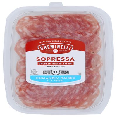 Creminelli, Salami Sopressa Sliced, 2 Ounce
