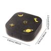 Honbay Fashion Planet Contact Lens Case Portable Contact Lens Box Kit with Mirror (Square) view 2