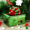 16 Pieces Christmas Pull Bows Red and Green Gift Wrap Bows with Ribbon for Christmas Wreath Gift Basket DIY Craft, 5 Inches view 2