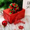 16 Pieces Christmas Pull Bows Red and Green Gift Wrap Bows with Ribbon for Christmas Wreath Gift Basket DIY Craft, 5 Inches view 4