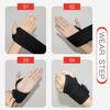 2Pack Version Profession Wrist Support Brace, Adjustable Wrist Strap Reversible Wrist Brace for Sports Protecting/Tendonitis Pain Relief/Carpal Tunnel/Arthritis/Injury Recovery, Right&Left (Black) view 4