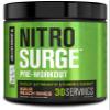 Jacked Factory NITROSURGE Pre Workout Supplement - Endless Energy, Instant Strength Gains, Clear Focus, Intense Pumps - NO Booster & Powerful Preworkout Energy Powder - 30 Servings, Sour Peach Rings view 1