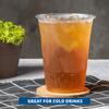 Freshware Plastic Cups [12 oz, 100-PCS] - Disposable Cold Drink Party Soda Cup, Crystal Clear PET view 4