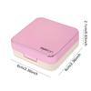 Honbay Fashion Travel Contact Lens Case Kit Mini Contact Lens Box with Mirror (Rose Red) view 2
