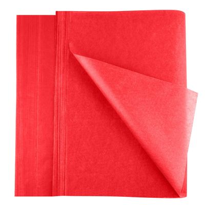 FEPITO 100 Sheets Red Christmas Tissue Paper - Gift Wrapping Paper for Xmas Presents, Crafts (14 x 20 Inch)