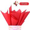 FEPITO 100 Sheets Red Christmas Tissue Paper - Gift Wrapping Paper for Xmas Presents, Crafts (14 x 20 Inch) view 3