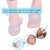X-Tpark 3-5cm New Men Invisible Insoles Height Increase Socks Heel Pads Silicone Insoles Foot Massage Elastic Breathable Firm Insoles view 3