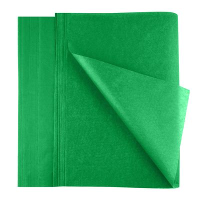 FEPITO 100 Sheets Green Christmas Tissue Paper Gift Wrapping for Xmas Wrapping Presents, Crafts(14 x 20 Inch)