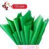 FEPITO 100 Sheets Green Christmas Tissue Paper Gift Wrapping for Xmas Wrapping Presents, Crafts(14 x 20 Inch) view 2
