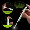 4 Pack Ear Wax Removal Tool Kit with Light, Ear Pick Ear Cleaning Tools Set for Kids and Adults, Ear Picks Digger & Tweezers & Spiral Spring Ear Spoon with Storage Box (Green) view 2