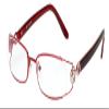 Calabria 838 Techno Optical Computer Reading Glasses w/Hard Case (Red, 1.50) view 1