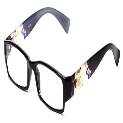 Calabria 761 Reading Glasses w/Floral Designs & Matching Case (Gold, 3.00)