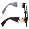 Calabria 761 Reading Glasses w/Floral Designs & Matching Case (Gold, 3.00) view 3