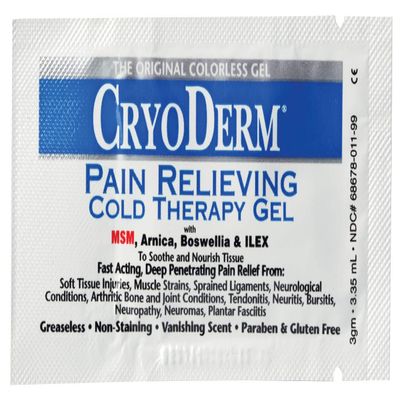 CryoDerm Individual Liquid Gel Packets 3 gm 100 Pack