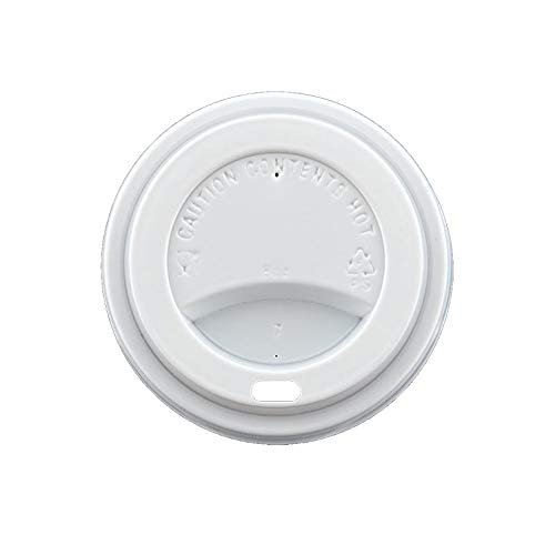 1000ea - 8 Oz White Plastic Lid