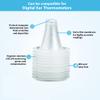200X Ear Thermometer Probe Covers Lens Filters Refill Caps for All Braun Digital Ear Thermometer Models, BPA Free and Disposable for Braun Thermoscam 7 Series, 6 Series(200) view 2