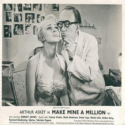 Make Mine A Million Original British Lobby Card Arthur ASKEY Sabrina Busty