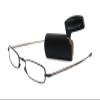Foster Grant Men's Gideon Folding Rectangular Reading Glasses (Black, 3.25) view 1