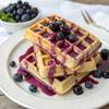 Wbry Blueberry Syrup No Added Sugar  13.8oz (390g), Natural Fruit Flavor Organic Snow Cone Syrup Sweetened with Stevia & Erythritol for Shaved Ice, Waffles, Ice Cream, Tea, Non-GMO, Dye-Free & Vegan view 4