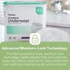 McKesson Ultimate Adult Incontinence Underwear, [14 Count], XL, 58-68 in. Maximum Absorbency, Unisex Bladder Leak Protection, Pull-On Style with Tear-Away Sides, for Postpartum and Incontinence view 4