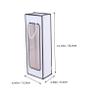 12PCS Red Wine Bags Kraft Paper present Bags with Handles Wine Tote Packging Carrier view 2