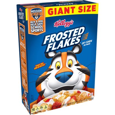 Frosted Flakes Breakfast Cereal, 34 oz, 99 Ounce