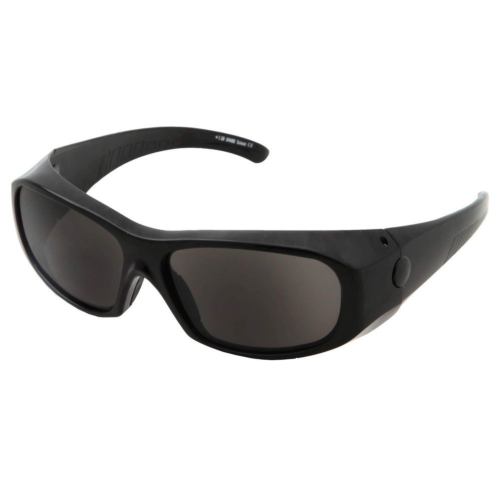 grinderPUNCH Full Lens Magnification Safety Sunglasses | Tinted Outdoor Reading Glasses for Work - Magnifying Readers (+2.00 Diopter)