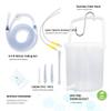Topquafocus Large Enema Bucket Kit Anti-backflow Enema Kit for Men Women Colon Cleansing Detox Enemas 2 quarts Capacity 5 Tips Enema Kit view 2
