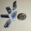 5pc Set Blue Kyanite Blades with Mica Small Natural Crystal Healing Gemstone Specimens from Brazil for Jewelry or Wire Wrapping view 3
