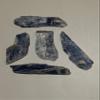 5pc Set Blue Kyanite Blades with Mica Small Natural Crystal Healing Gemstone Specimens from Brazil for Jewelry or Wire Wrapping view 4