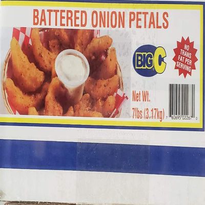 Big C Battered Onion Petals -Frosted- 7lbs