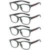 OWN4B Reading Glasses 4 Pack, Vintage Fashion Designer Wood Grain Readers Eyeglasses Readingglasses for Women Men Unisex (4 Pack Green, 4.0) view 1