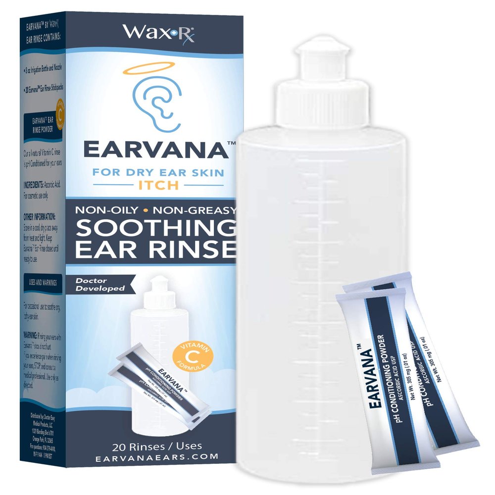 EARVANA Soothing Ear Rinse for Dry Ear Itch
