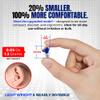 Premium Digital Hearing Aids for Seniors - Invisible in Canal (CIC) In-Ear Mini Sound Enhancer Set, Near-Invisible, Noise Cancelling, Personal Sound Hearing Amplifier - Pair - MZ-21 view 2