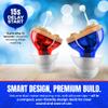 Premium Digital Hearing Aids for Seniors - Invisible in Canal (CIC) In-Ear Mini Sound Enhancer Set, Near-Invisible, Noise Cancelling, Personal Sound Hearing Amplifier - Pair - MZ-21 view 3