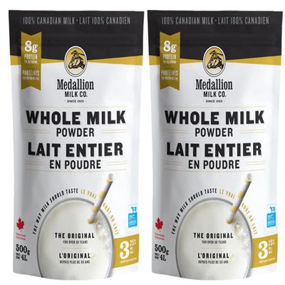 Medallion Whole Milk Powder - 500g/Bag--2 Bags Bundle