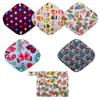 5 Cloth Menstrual Pads 1 Wet Bag Small Panty Liners Reusable Washable (Small Panty Liners, Owl Minky) view 1