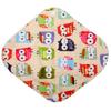 5 Cloth Menstrual Pads 1 Wet Bag Small Panty Liners Reusable Washable (Small Panty Liners, Owl Minky) view 4