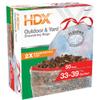 HDX FlexPro 33 Gal. - 39 Gal. Clear Drawstring Outdoor and Yard Trash Bags (50-Count) view 4