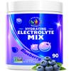 Blueberry Hydration Powder  Zero Sugar Electrolyte Drink Mix | 90 Servings | Keto, Vegan, Gluten-Free | Natural Electrolytes for Muscle Recovery, Energy, Cramp Relief | for Women, Runners view 1