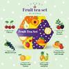 ACORUS Fruit Luxury Tea Set - Assorted Fruit and Herbal Teas Box, Tea Gift Set for Women and Tea Lovers, Large Variety Pack, 6 Flavor Sampler, 60 Bags view 2