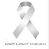 1/4 Sheet - Brain Cancer Awareness Ribbon - D24513-2D Edible Cake Cupcake Party Topper view 1
