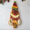 A Gift Inside Season's Greetings Dried Fruit Gift on Reusable Bamboo Christmas Tree Serving Tray view 3