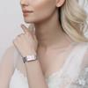 LinnaLove Lymphedema Alert Bracelets No Needle or BP Bracelets Stainless Steel Medical Bracelets for Women (Mesh band-Steel) view 2