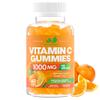 Vitamin C Gummies 1000mg  Chewable Multivitamin for Adults & Kids with Zinc for Immune & Collagen Support  Maximum Strength, Natural Orange Flavor  Gluten Free, Non-GMO, Vegetarian  60 Gummies view 1