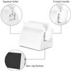 2pcs-Rolling Tube Toothpaste Squeezer Toothpaste Seat Holder Stand for Bathroom Accessories White view 3