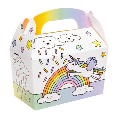 Firlefantastisch Unicorn Gift Boxes Pack of 12 // Unicorn Party Accessories